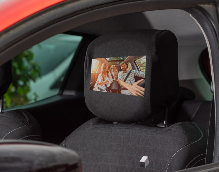 Housses D'appui-tête Voiture Motif Ours Mignons - Lot De 2, Polyester/élasthanne, Installation Facile - 7