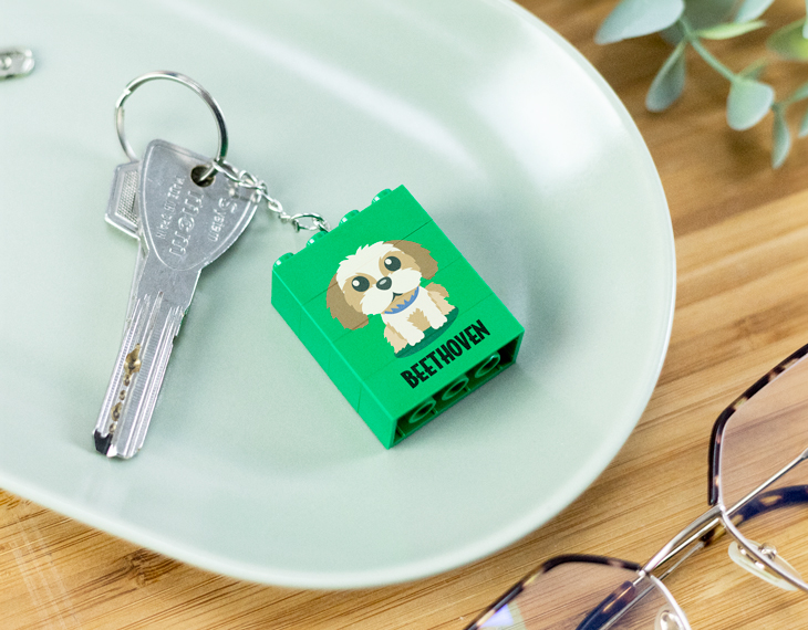 Llavero De Foto Personalizado, Llavero De Metal Con Cita Personalizada, Llavero De Imagen, Regalo Personalizado Para El Día De San Valentín Para él, Etiqueta De Perro, Regalo Seguro, Plateado