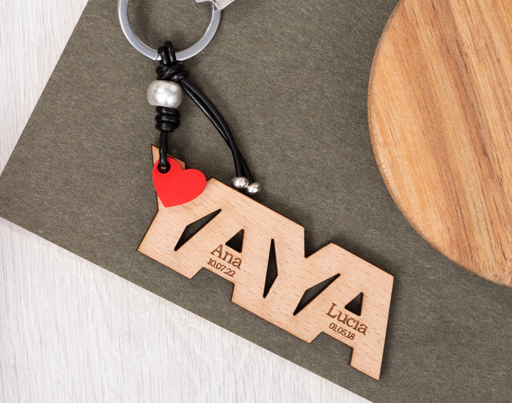 30 Llaveros De Madera DIY – 3 Estilos: Redondo, Cuadrado Y Rectangular, Para Grabar, Pintar O Escribir