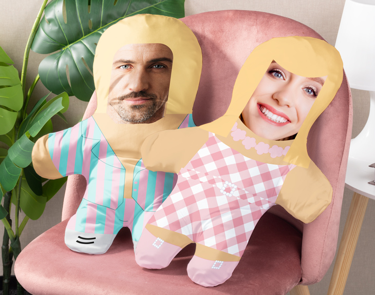 Dolls with photos &ldquo;Barbie and Ken&rdquo; - Made In Gift